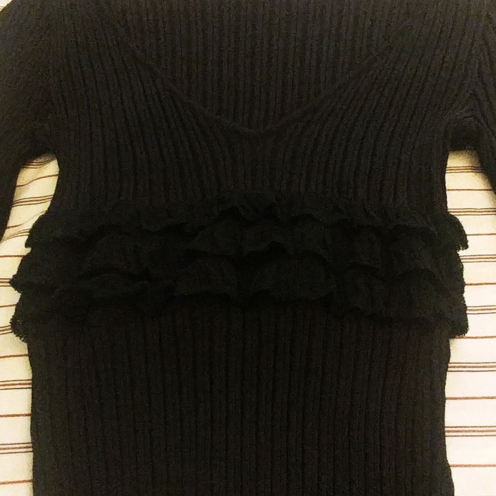 Love Sex Money v-neck sweater size small